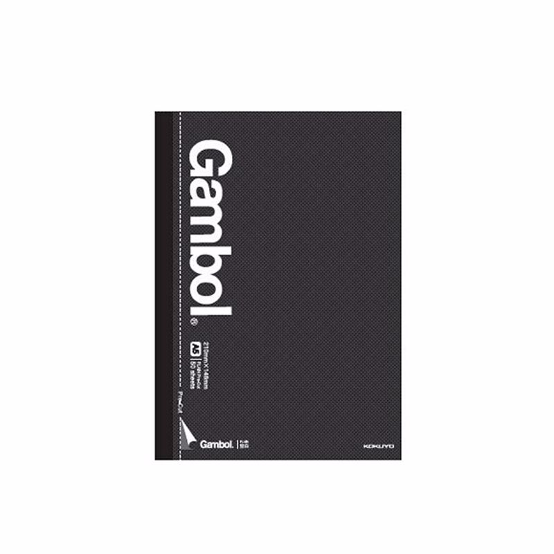 KOKUYO wCN-GNB3556 Easy rip line series A5/50 pages black blank