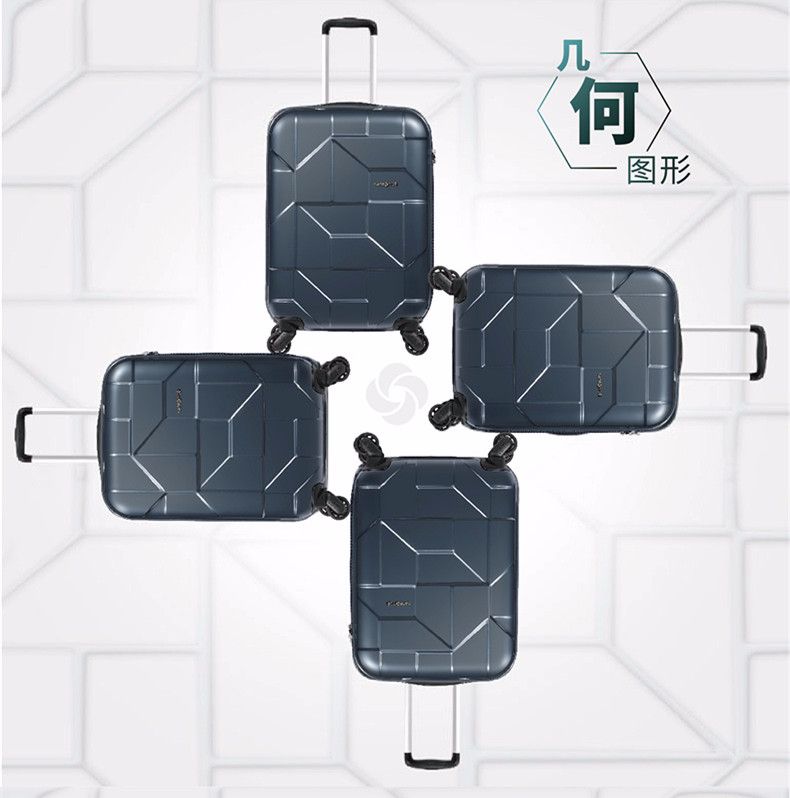 Samsonite Four-wheel handle case 55/20- Charcoal grey details Picture