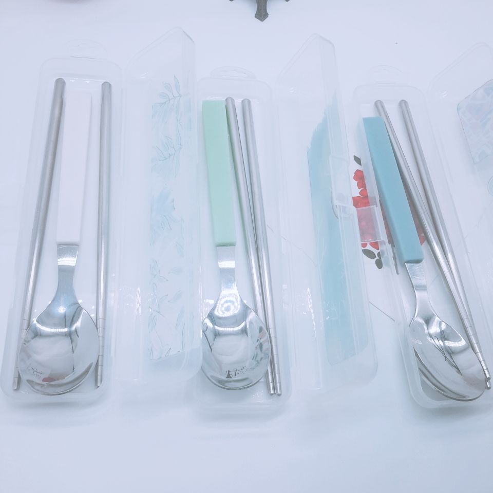 Wholesale custom high-quality simple color picture star chopsticks two-piece tableware set details Picture