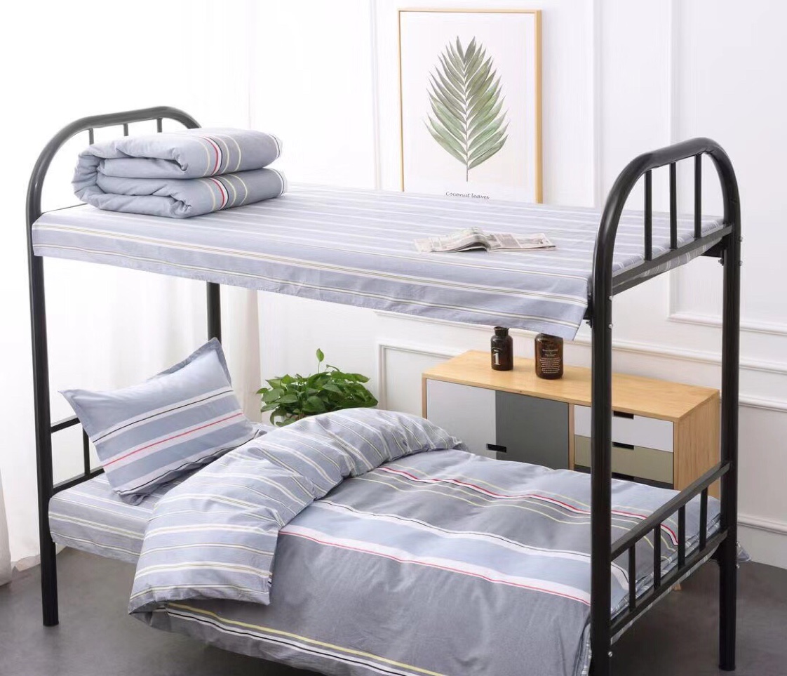 All cotton fabric for student dormitories/children's beds/apartment beds details Picture