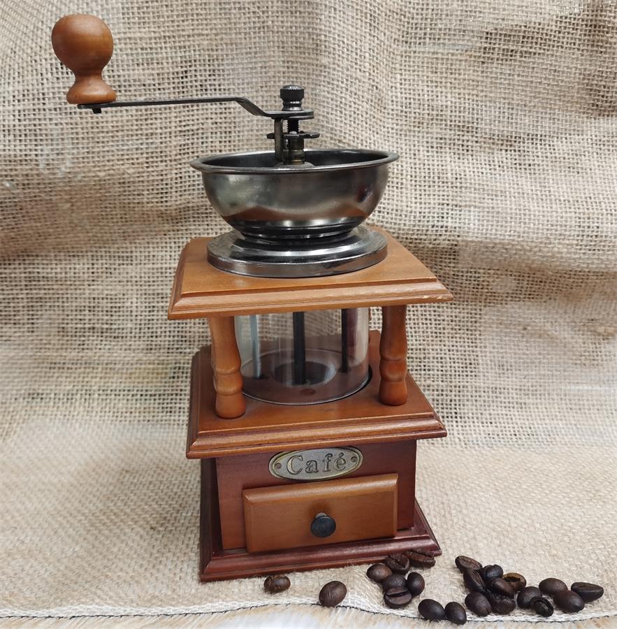 Handwheel antique-style coffee grinder Specification image