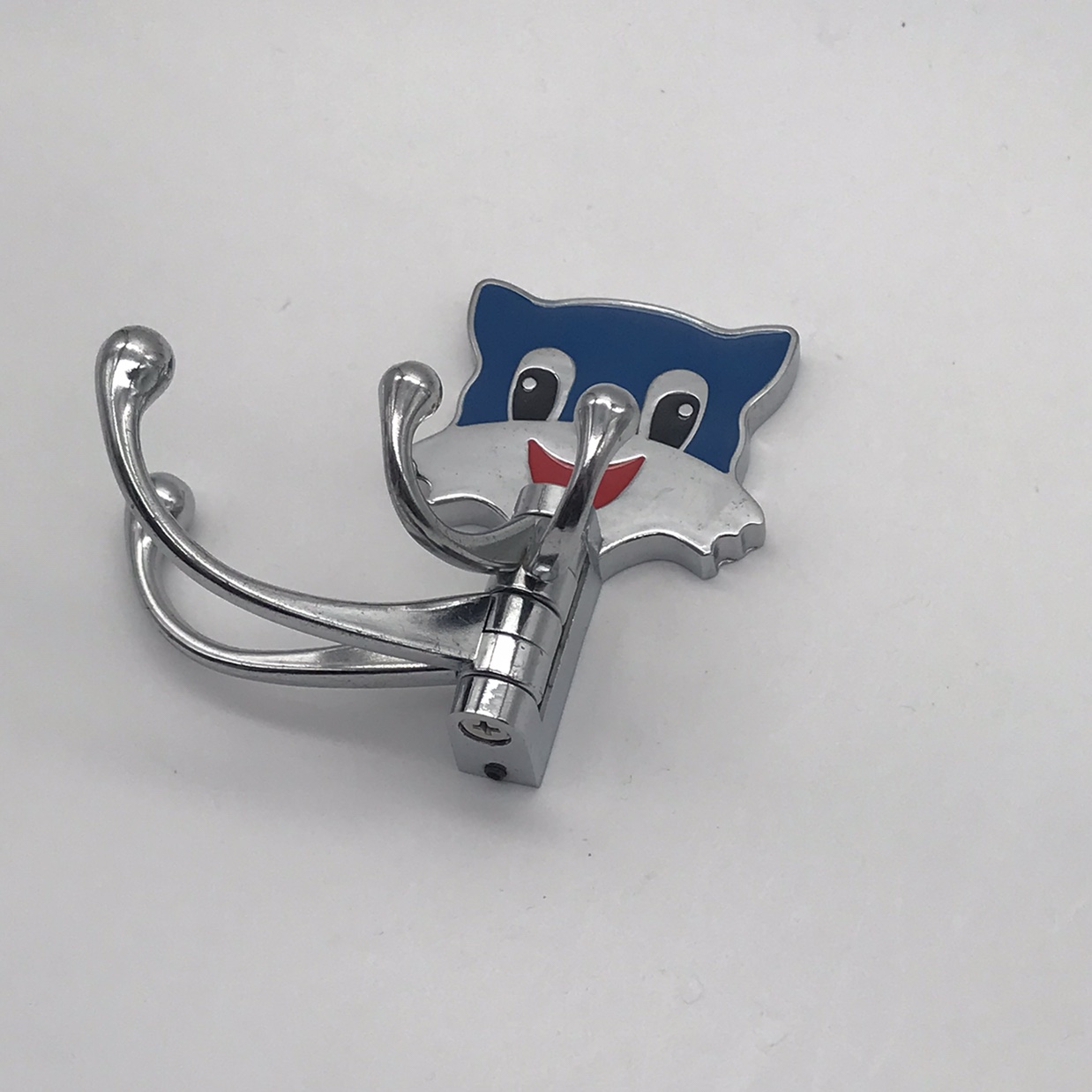 猫型不锈钢挂钩、卡通金属衣帽钩细节图