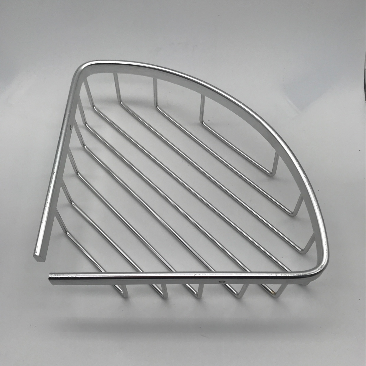 Space aluminum triangular placement objects, net baskets, single-layer storage racks Specification image