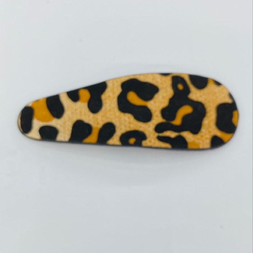 Leopard print simple Internet celebrity through a big hair card thumbnail