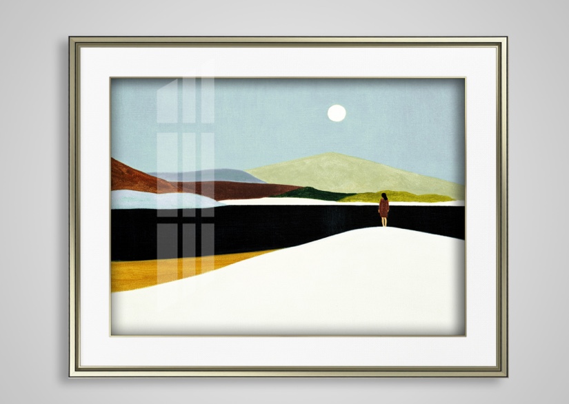 玄关画/装饰画/梅兰竹菊/装饰画简约/国风细节图