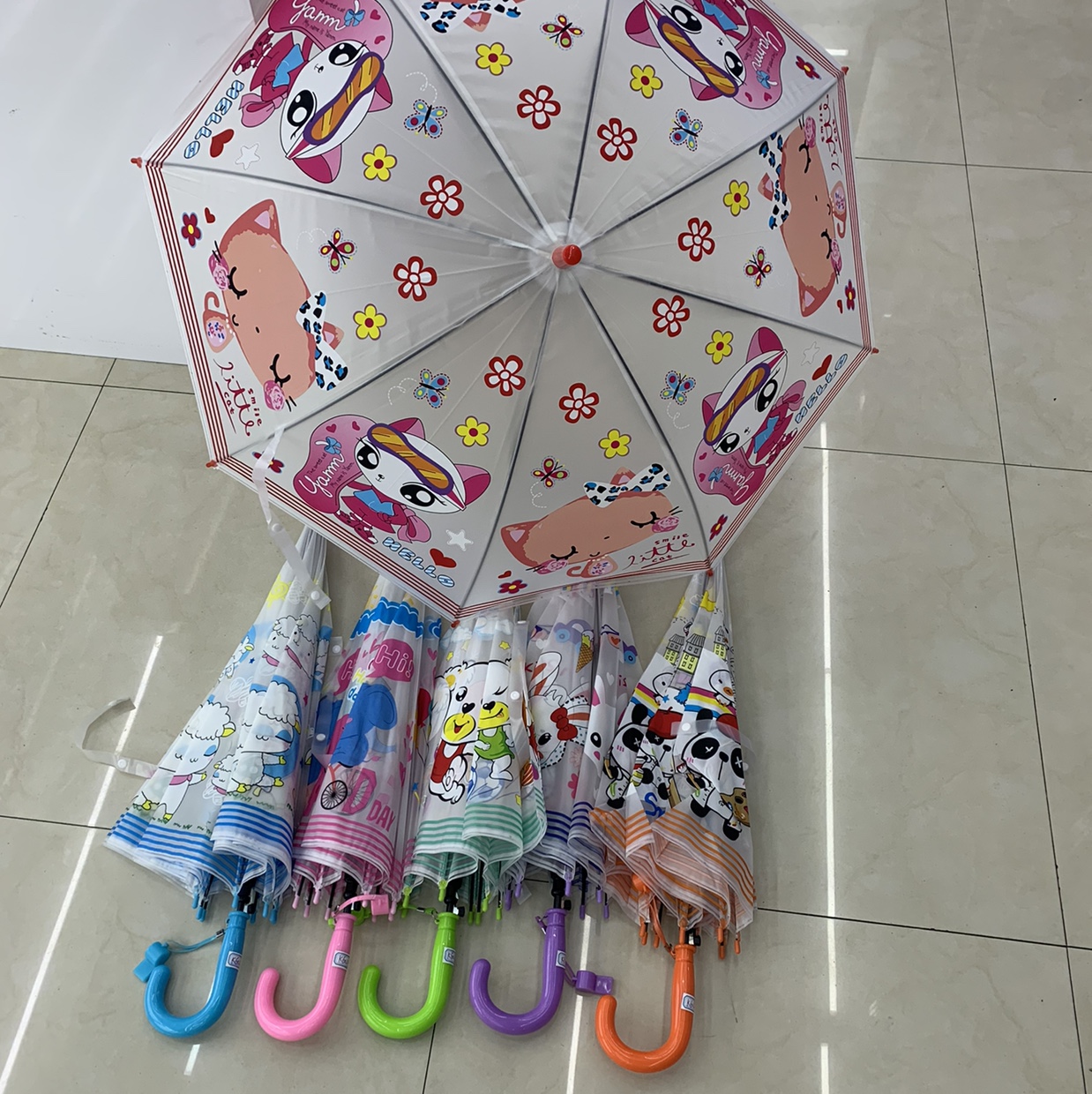 50CM儿童雨伞卡通