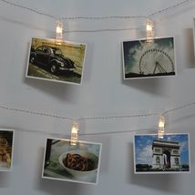 跨境led彩灯串灯 创意照片夹灯串 圣诞房间装饰明信片