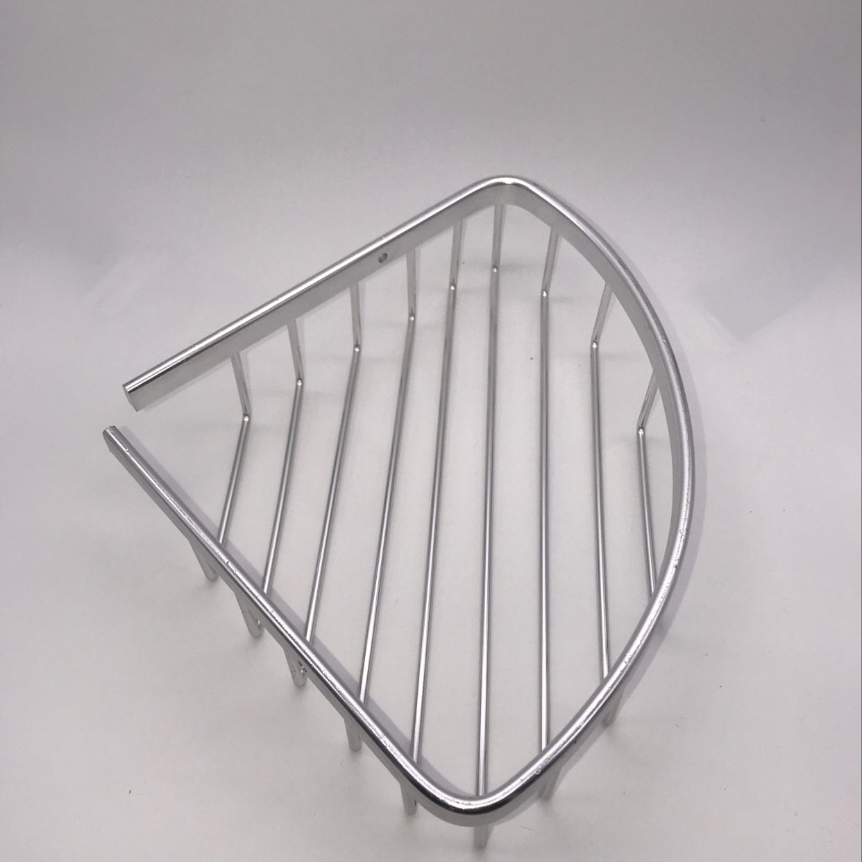 Space aluminum triangular placement objects, net baskets, single-layer storage racks details Picture