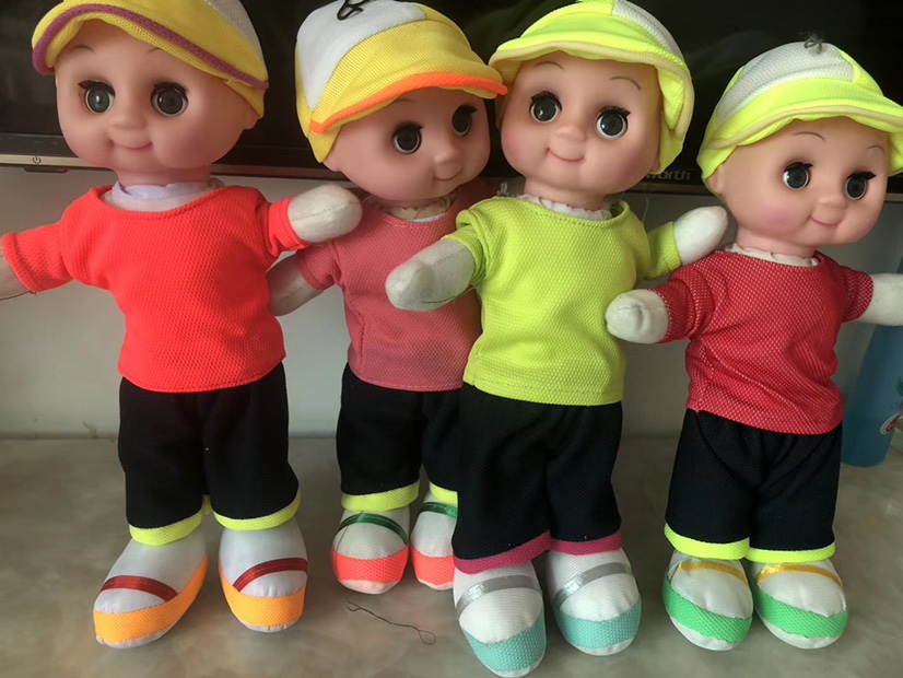 Plush toys, dolls, babies, musical dolls, temple fair toys