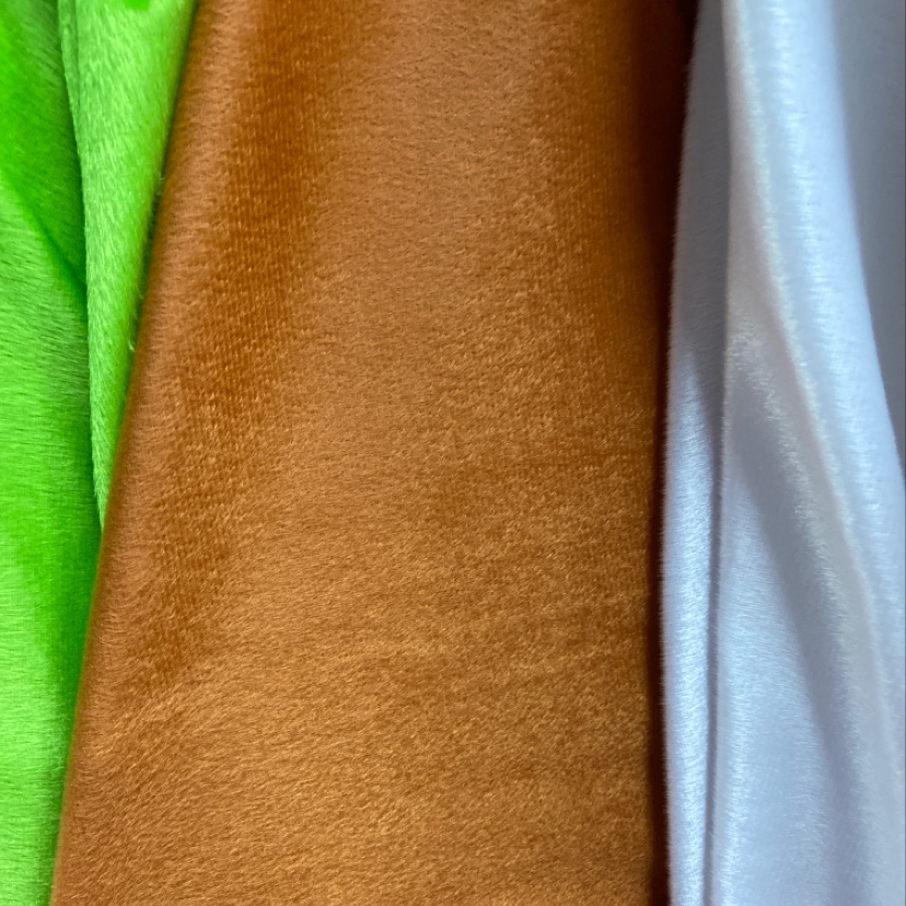 Brown short plush fabric toys, handicrafts, decorations, daily necessities, clothing, super soft short plush, high-quality polyester, eco-friendly products details Picture