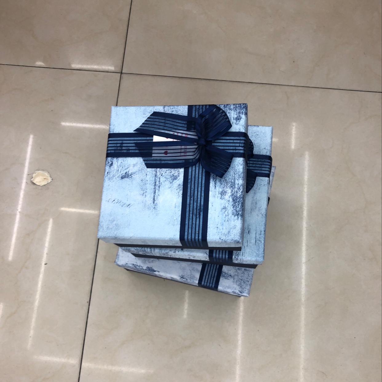 Blue Square Gift Box