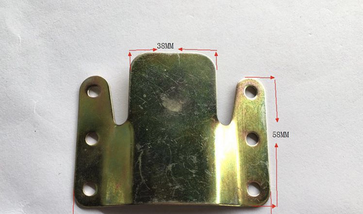 Mountain character sofa insert piece connection parts, hardware clips, furniture hardware accessories, sofa seat armrest pins Item Picture