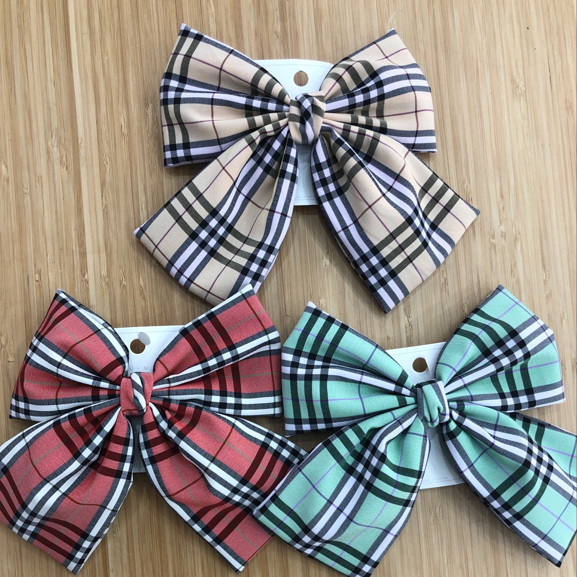 Lattice large bowknot steel clamp thumbnail