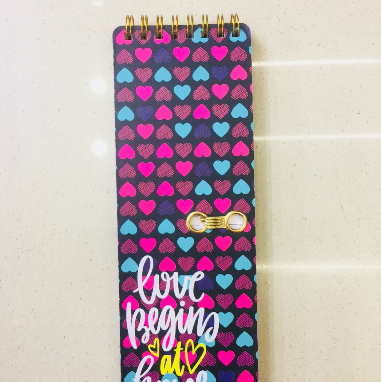 Long term coil notepad horizontal line inner core notebook small notebook Valentine portable notebook love