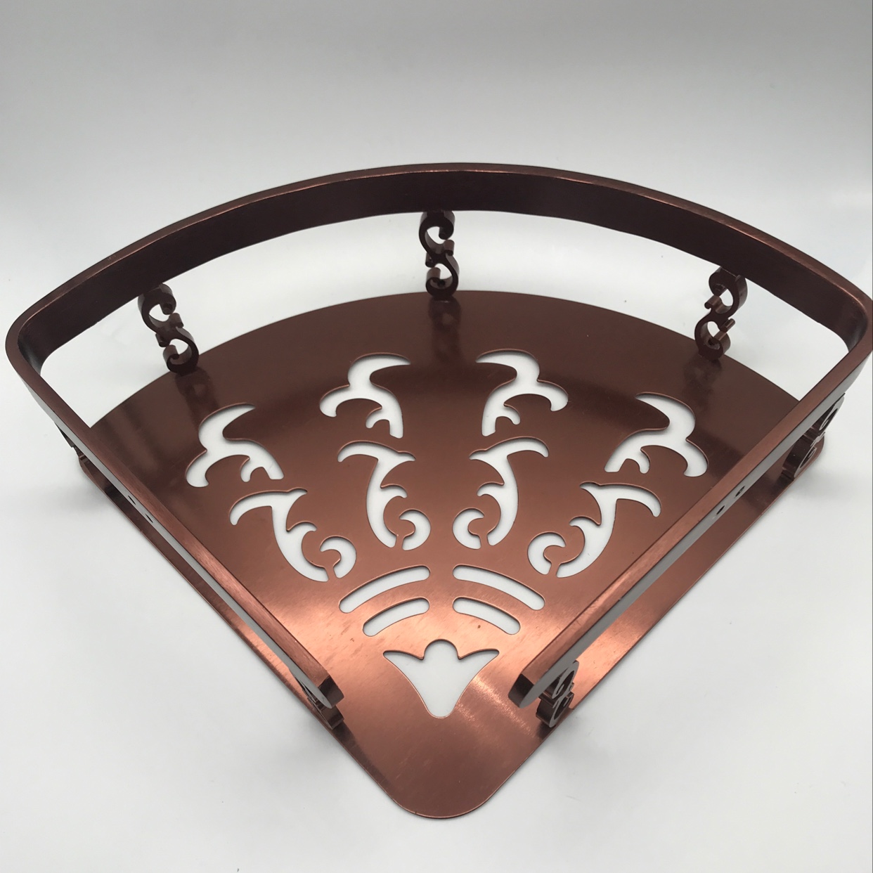 Rose gold luxury shelving unit, European-style shelving unit, space aluminum shelving unit Application Scenario