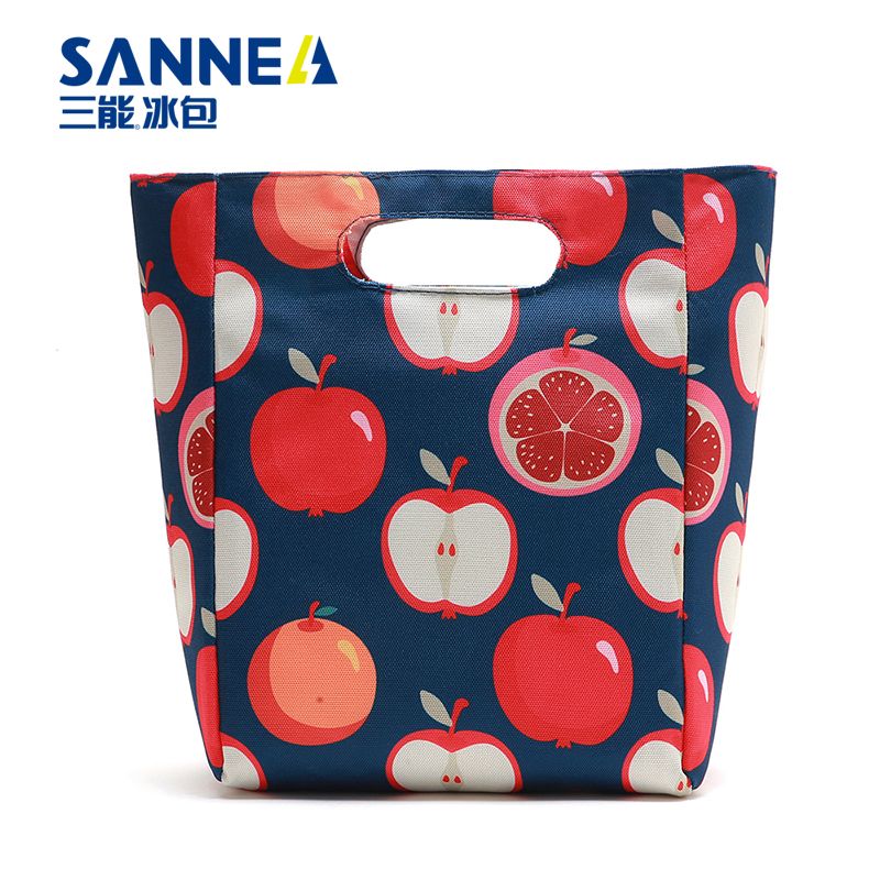 SAN Neng's new lunch box bag, Oxford cloth, Korean version lunch insulated bag, outdoor picnic bag, fresh and large-capacity bento bag Item Picture