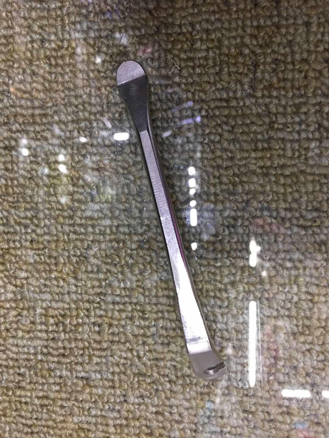 Bicycle iron tire prying tool, tire repair and patching tool, iron tire scraping tool detail image 2