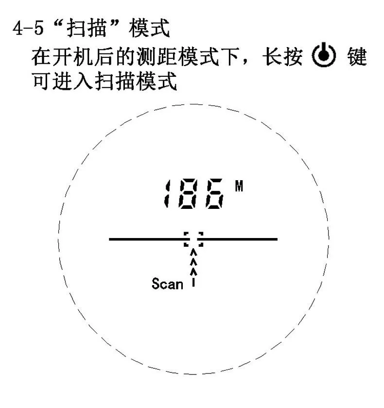 ZIYOUHU laser rangefinder, a high-precision waterproof distance measurement instrument for outdoor speed, height and Angle measurement, is available for one-piece delivery detail image 8