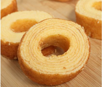 桥牧厚切牛奶味年轮蛋糕产品图