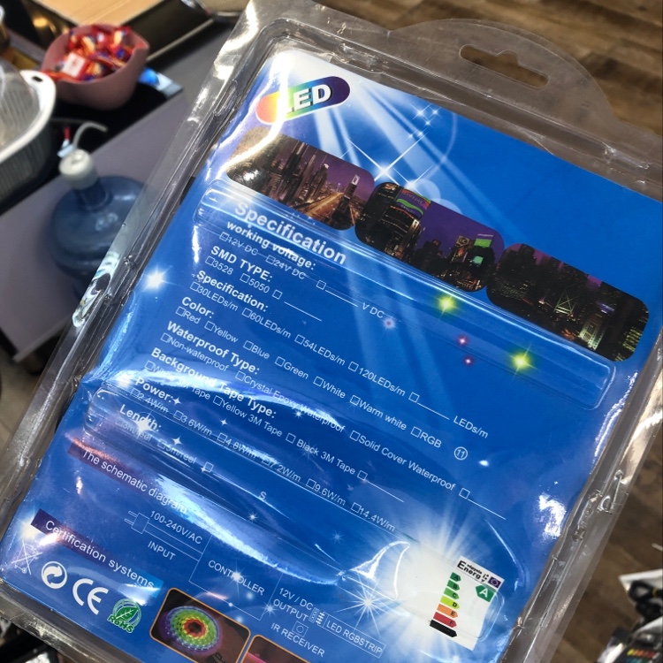 5050RGB city light strip LED light with 44 keys Specification image