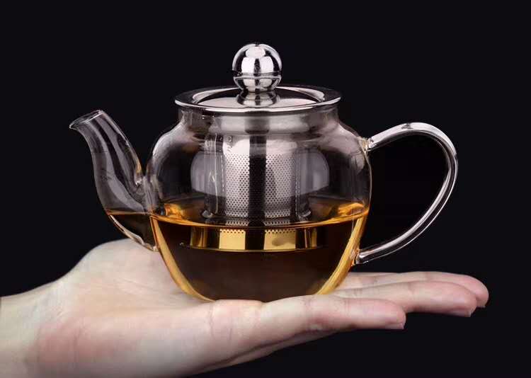High borosilicate high-temperature resistant glass teapot Specification image
