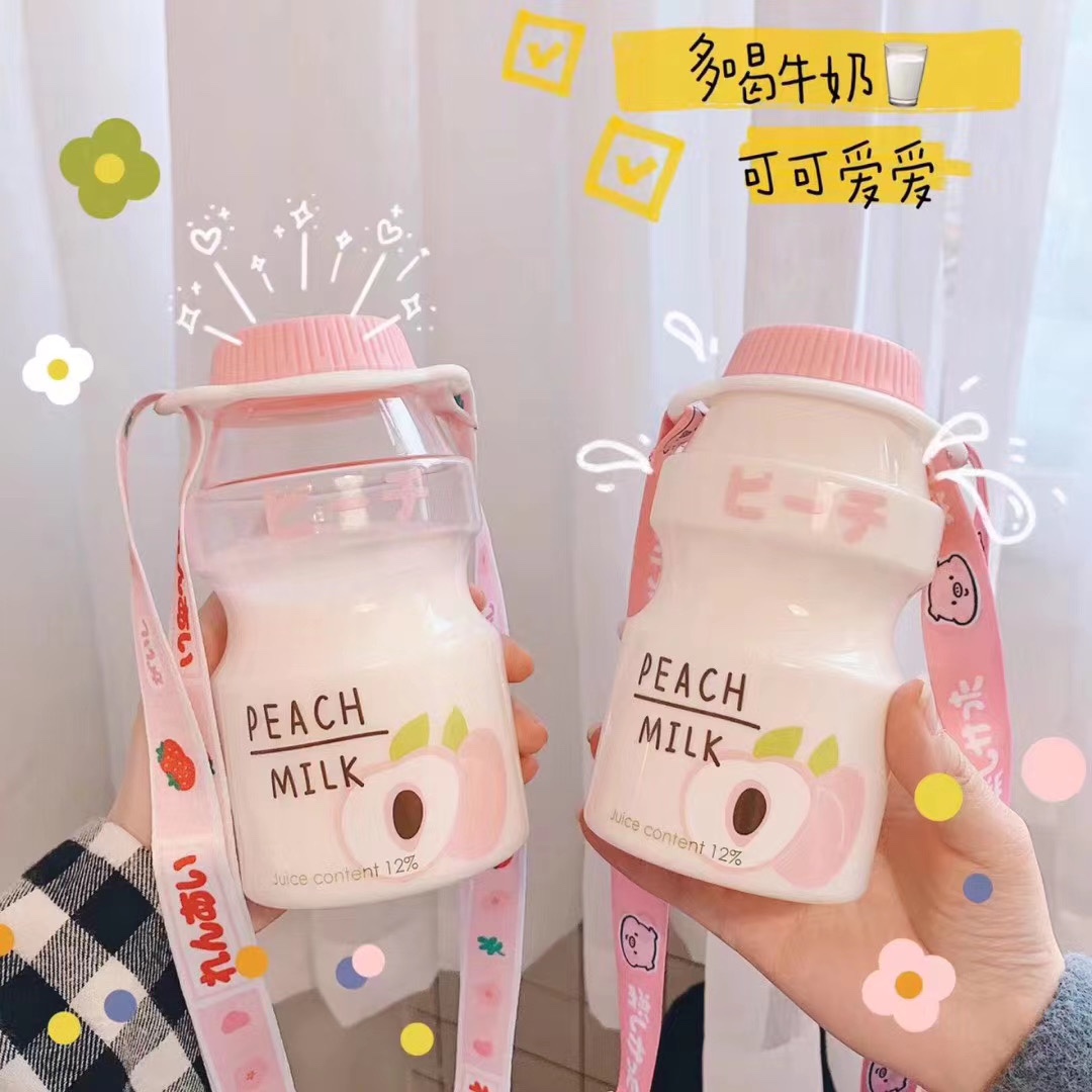 可爱满满的养乐多塑料杯，AS材质和pc材质，250ml，100个一箱产品图