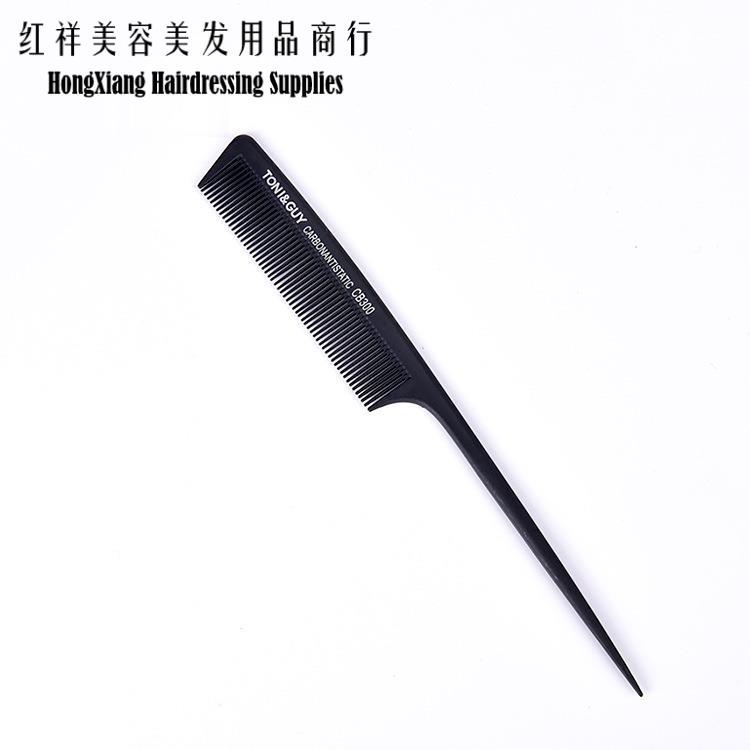 Tony Cover comb Hair comb Anti-static black Tony Cover cutting comb styling hair comb Export hair comb