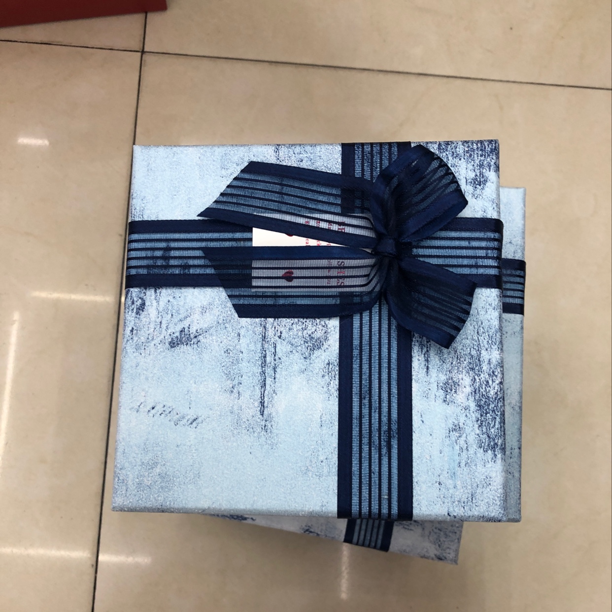 Blue Square Gift Box details Picture