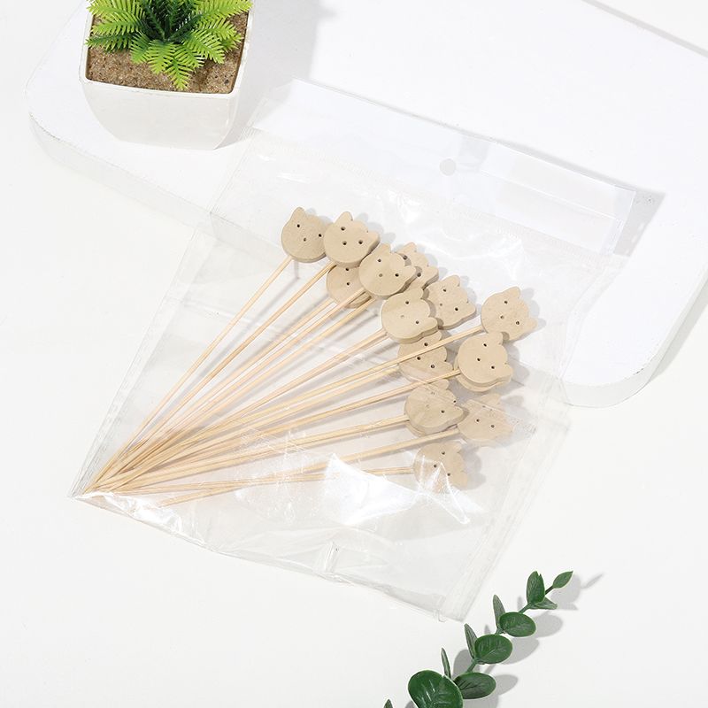 厂家现货批发 一次性签水果签 熊猫签水果签可定制牙签艺术串签详情图1