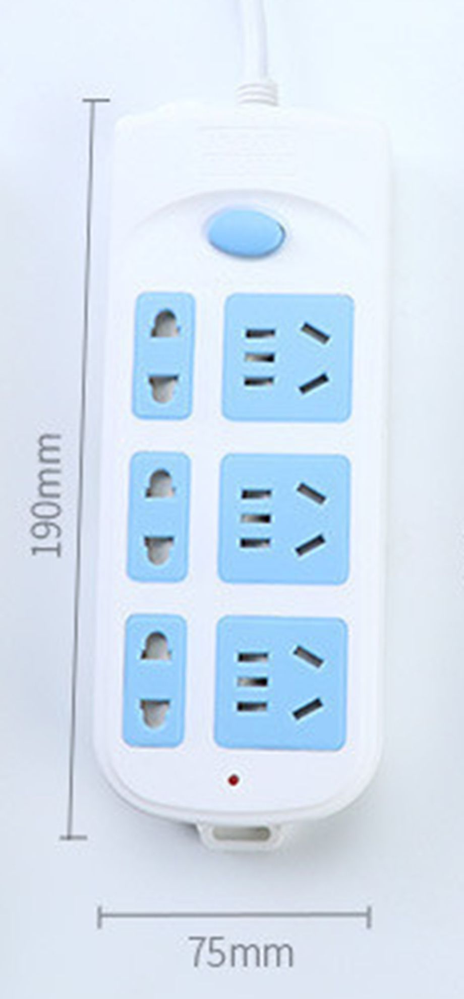 Yiwu good Goods Hongying electric Jintai electric plug board 609 2M/19866