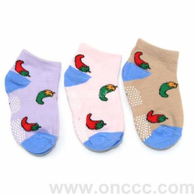 Children's plastic anti-skid boat socks