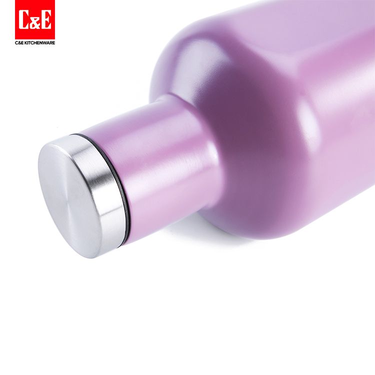 C&E创艺厨具新品多色水杯大容量304不锈钢内胆保温600ml细节图