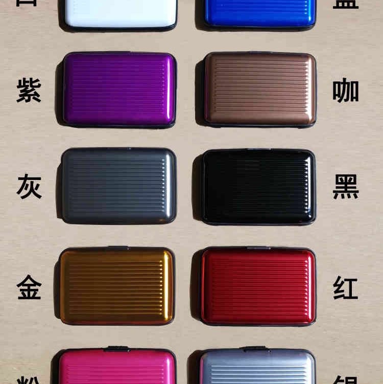 Anti-theft, waterproof and anti-magnetic card box, card bag. Card holder, card storage details Picture
