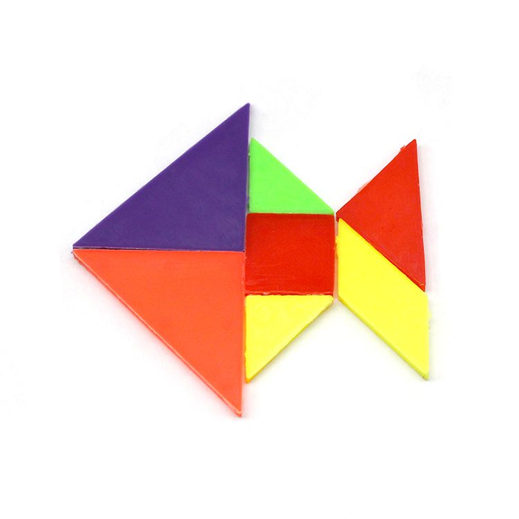 Juguetes educativos para niños rompecabezas de inteligencia tablero de kindergarten tangram kit de enseñanza para alumnos de primer grado Item Picture