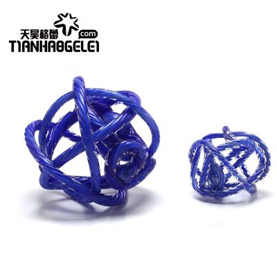 Glass handicraft thread ball ornaments full figure