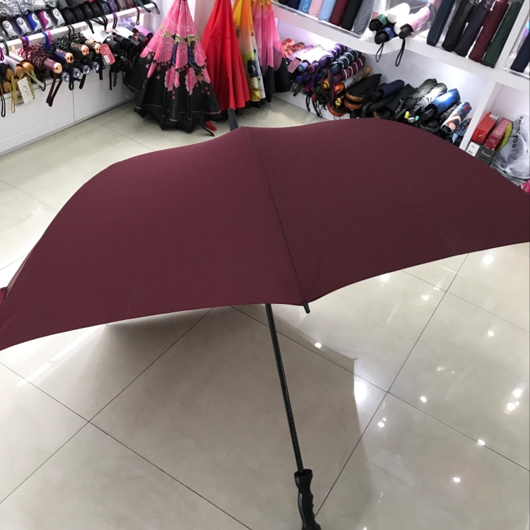 Item No. 1182E Touch Cloth Full Fiber Straight Umbrella details Picture