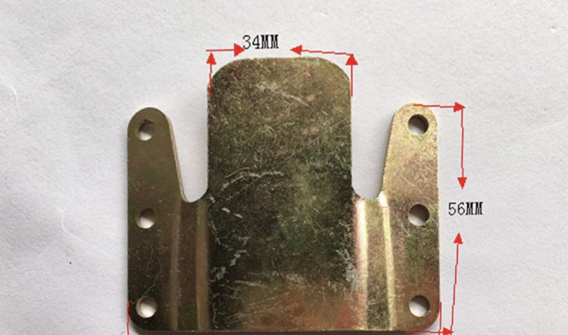 Mountain character sofa insert piece connection parts, hardware clips, furniture hardware accessories, sofa seat armrest pins Application Scenario