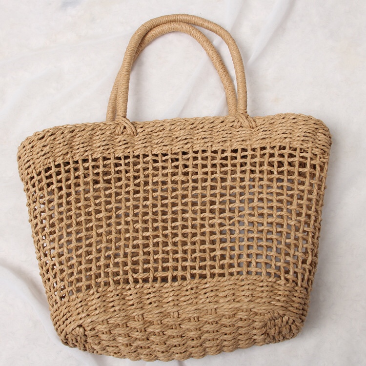 Paper bag, straw bag, ladies bag, one shoulder bag thumbnail