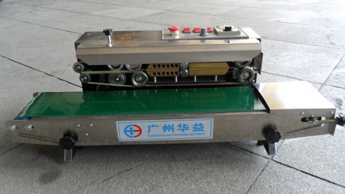 We sell plastic bag sealing machines, food automatic sealing machines, FRD900 continuous sealing machines. Huayi Packaging Machinery operates with integrity and offers high-quality products detail image 3
