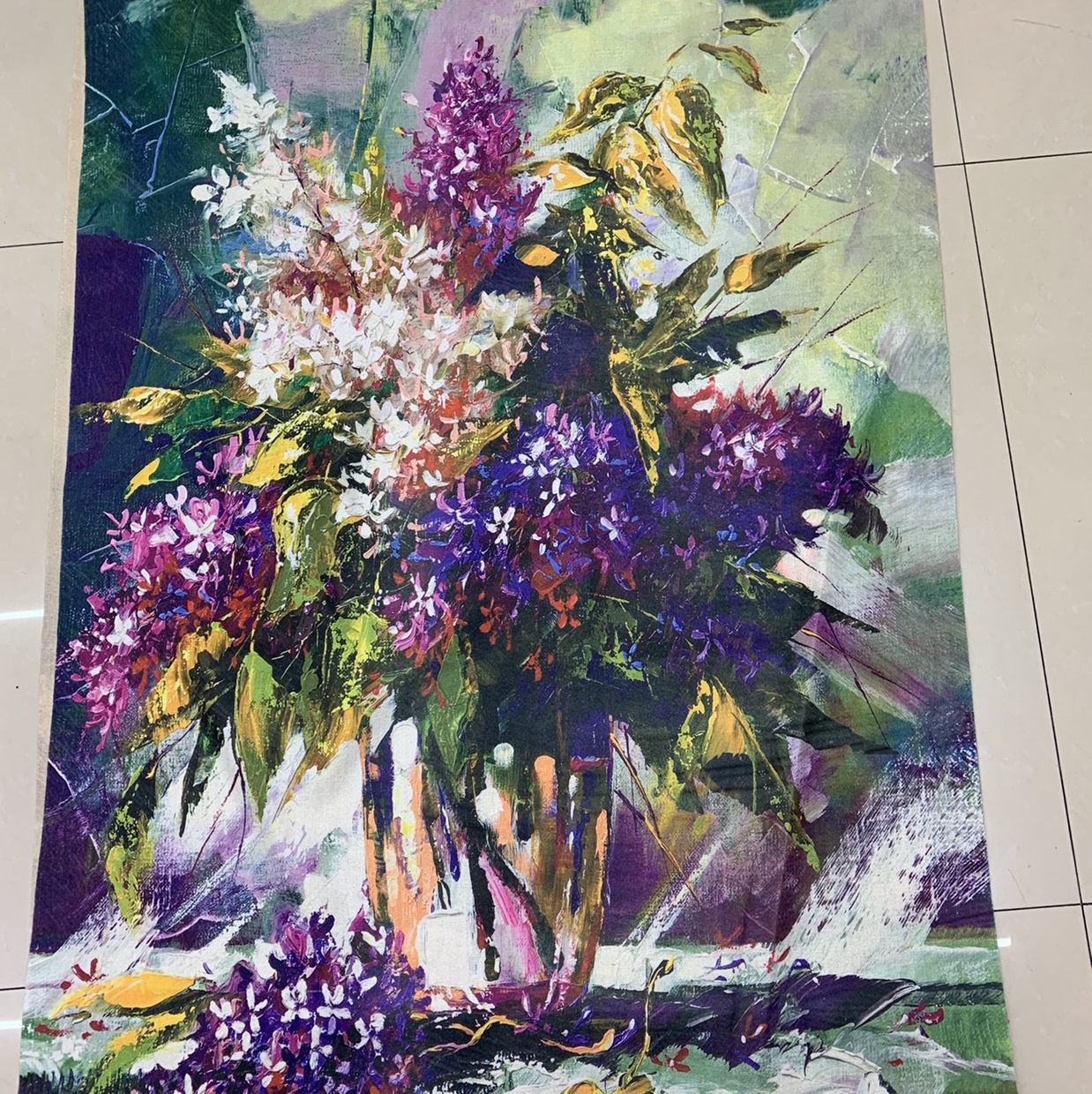 Fashion trends spring, summer, autumn and winter seasons in general Nordic oil painting flower style

Versatile long scarf silk scarf thumbnail
