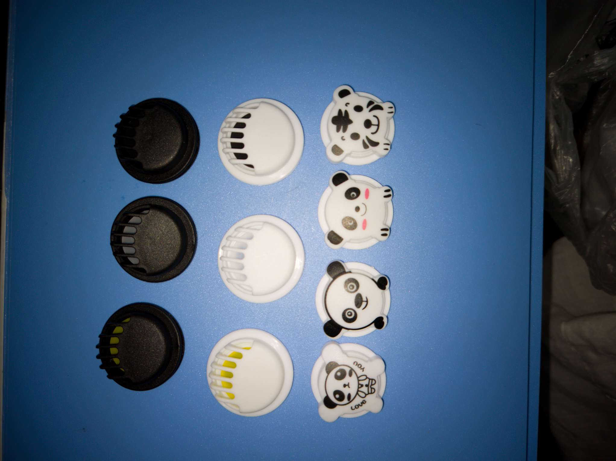 Mask breathing valve KN95 accessories Silicone gasket breathing valve self-produced and self-sold a substitute white breathing valve black breathing valve spot
