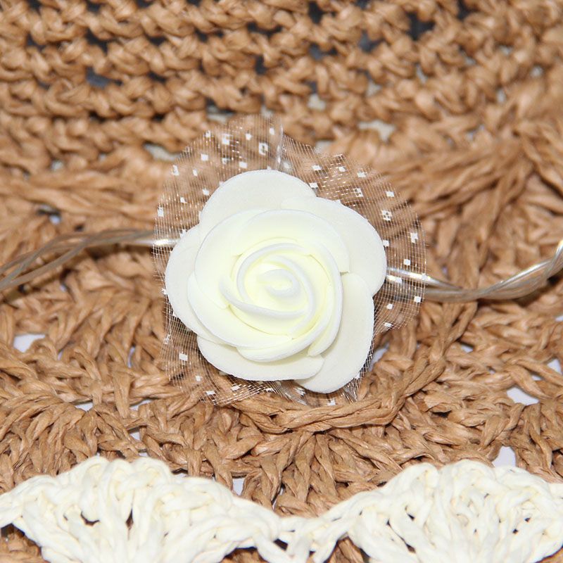 LED电池灯彩灯浪漫玫瑰花灯串室内闪灯挂件婚庆婚房布置装饰花灯细节图