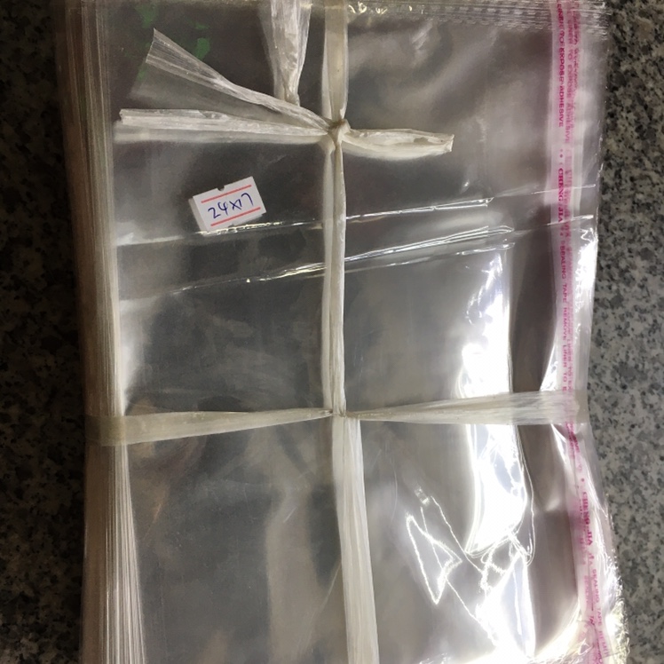 24*17 flat adhesive 3.5-micron oPP self-adhesive bag