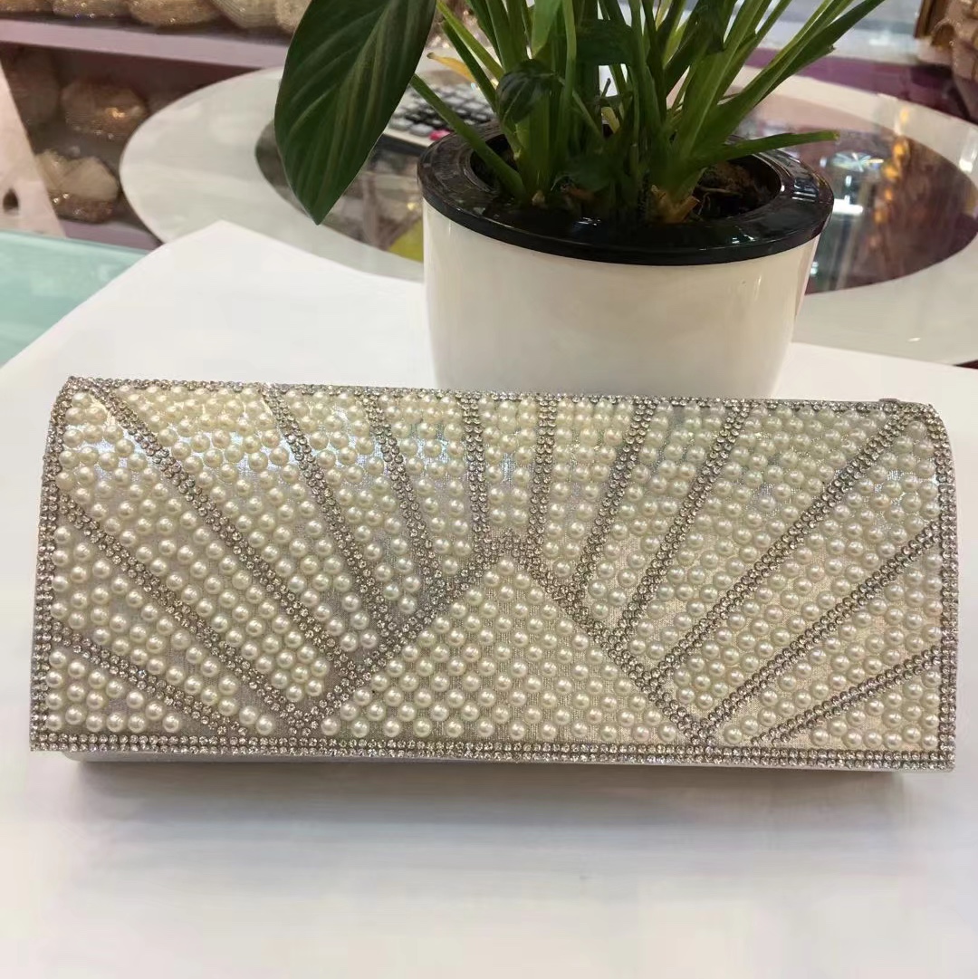 Explosive Fashion Luxury Series Pearl Hand Shoulder Bag Dinner Bag Cheongsam Bag