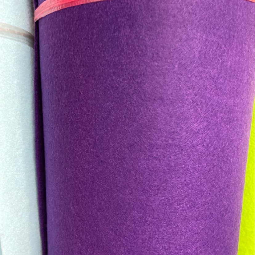 Purple 1mm thick felt non-woven fabric, handcrafted for studio decorations, handicrafts, toys, daily necessities, multiple colors available, customizable thickness