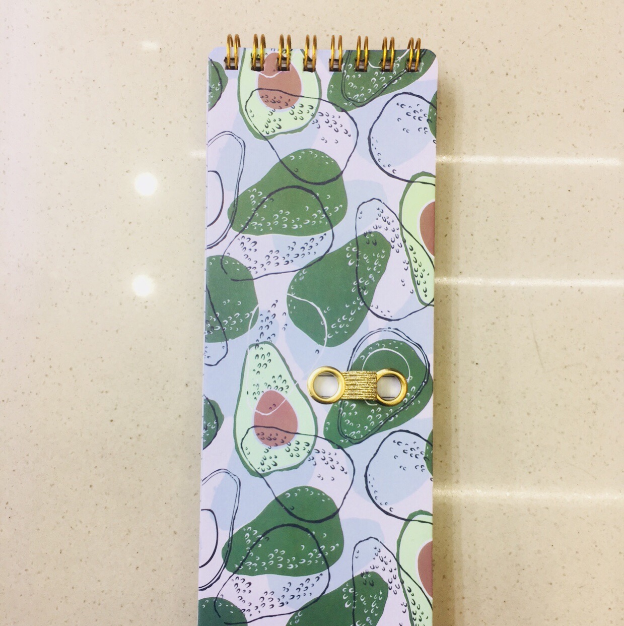 Long term coil notepad horizontal line inner core notebook Avocado small Notebook For Valentine's Day portable notebook thumbnail