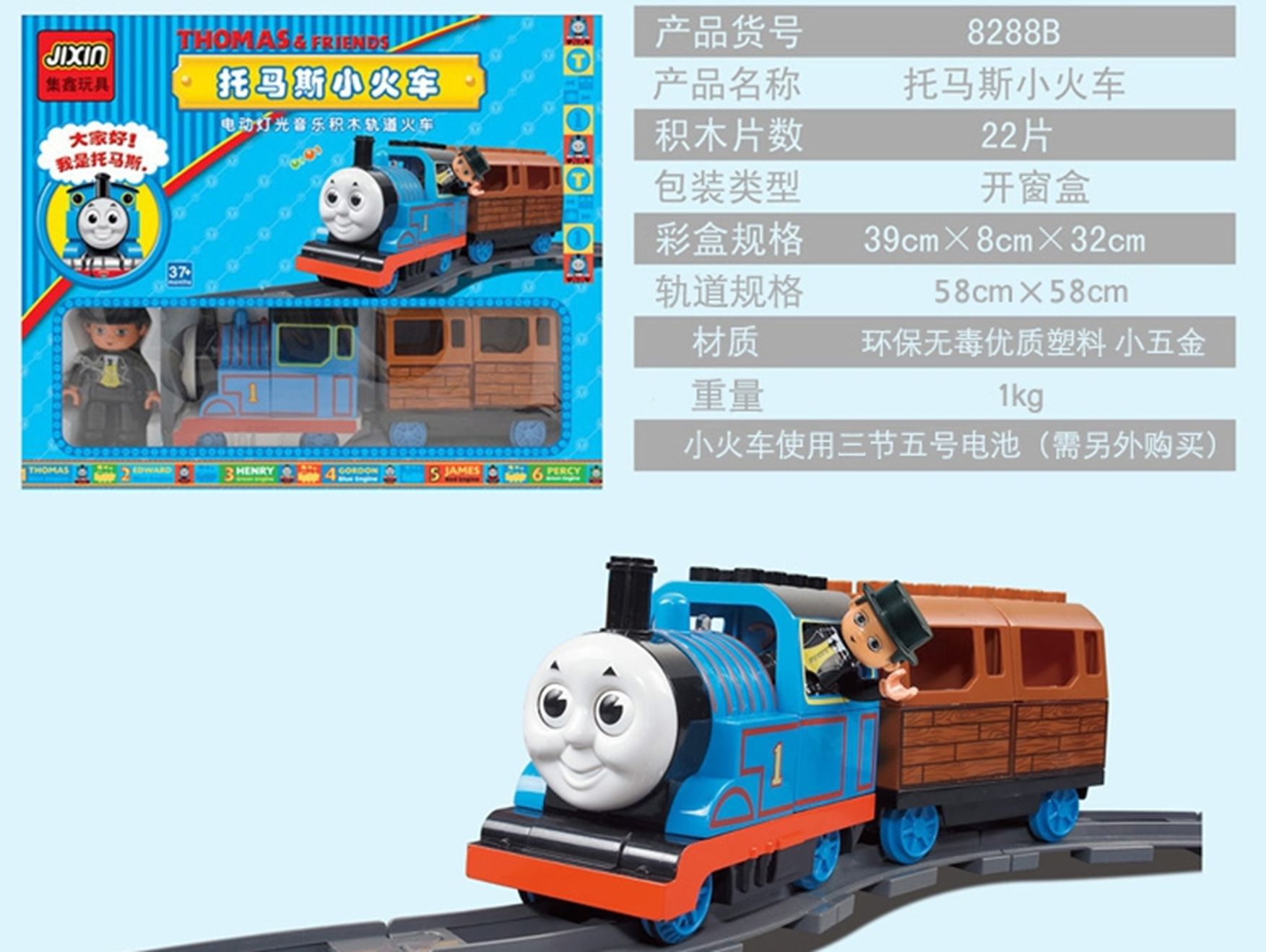 Yiwu Good Cargo Jixin 8288B electric track/F1-146 full figure