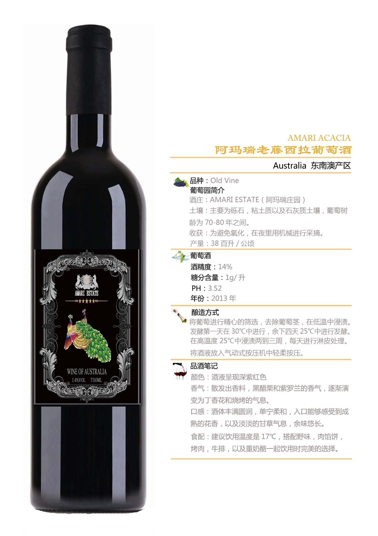 Красное вино амари (australia armaри) 808C merrow, 750ml Application Scenario
