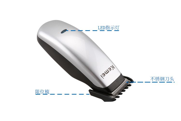 KEMEI 科美KM-9612 充电式电推剪迷你理发器电动剃头刀 电推子详情图2