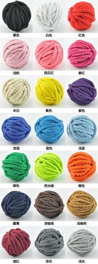 Cotton eight-strand bright red clothing and accessory rope is in stock and available for supply details Picture